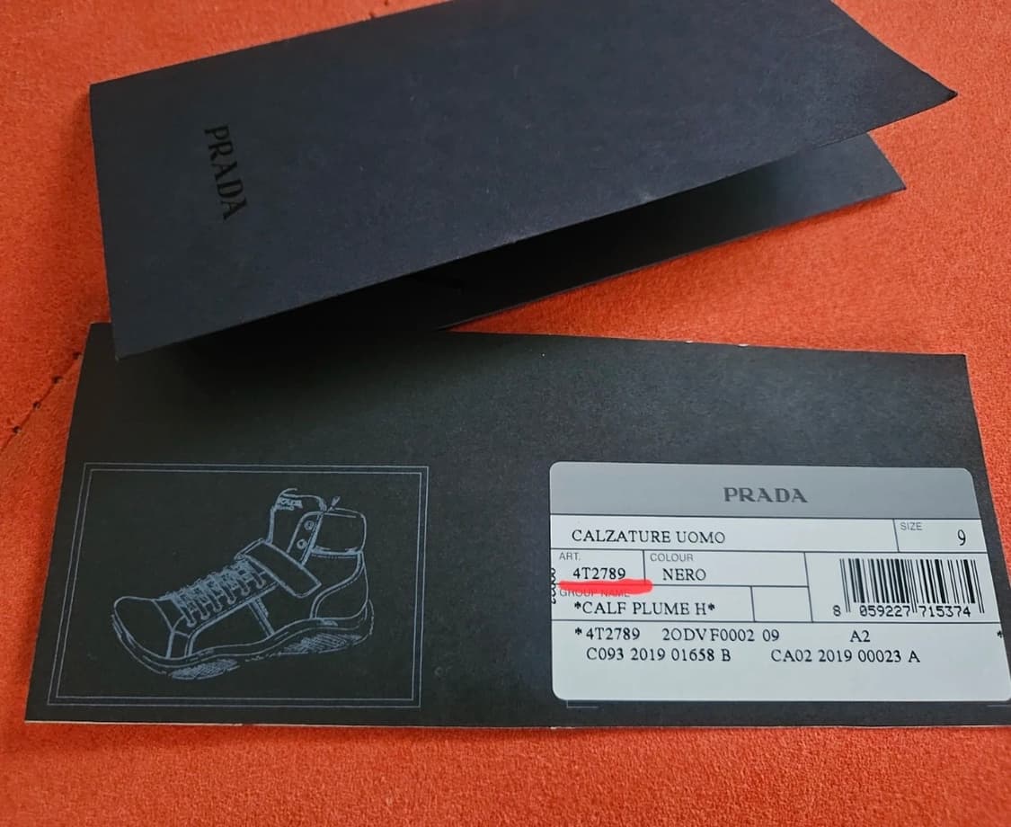 프라다 레더 스니커즈 상품이미지9