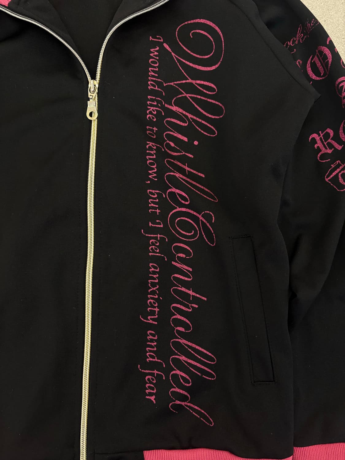 블랙 글리터 윙 져지 상품이미지4