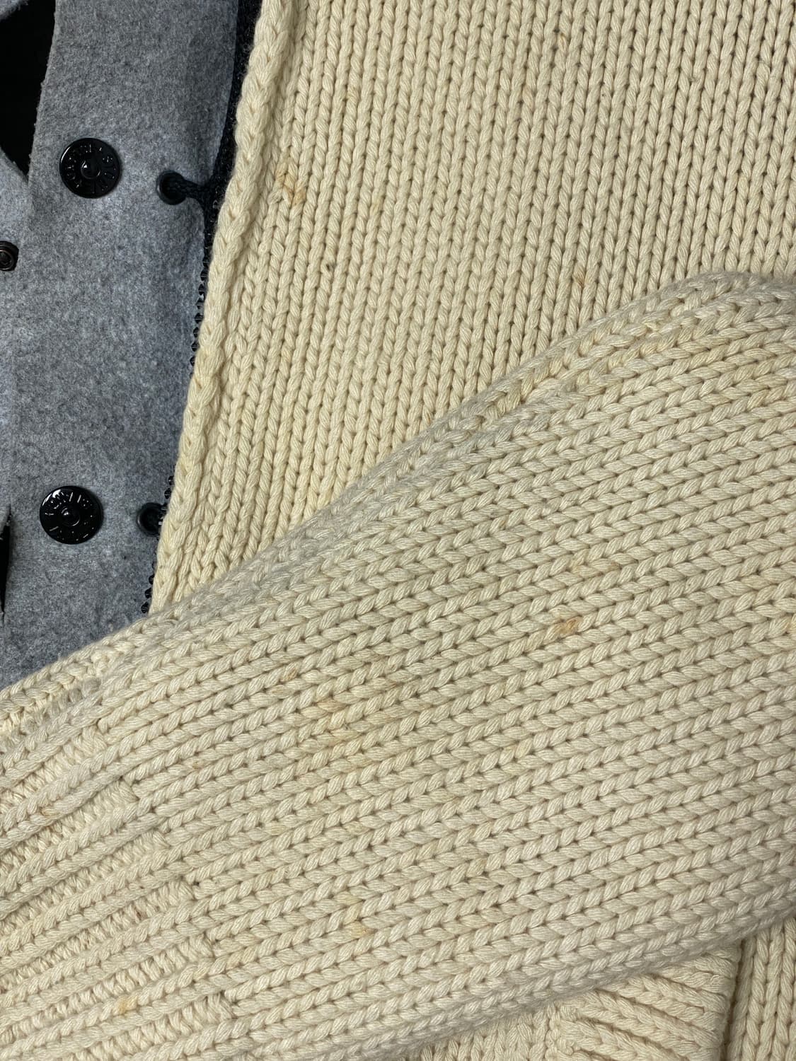 스톤아일랜드 털실 니트 집업(내피 탈부착) L 사이즈(XL 사이즈 가능) 상품이미지9