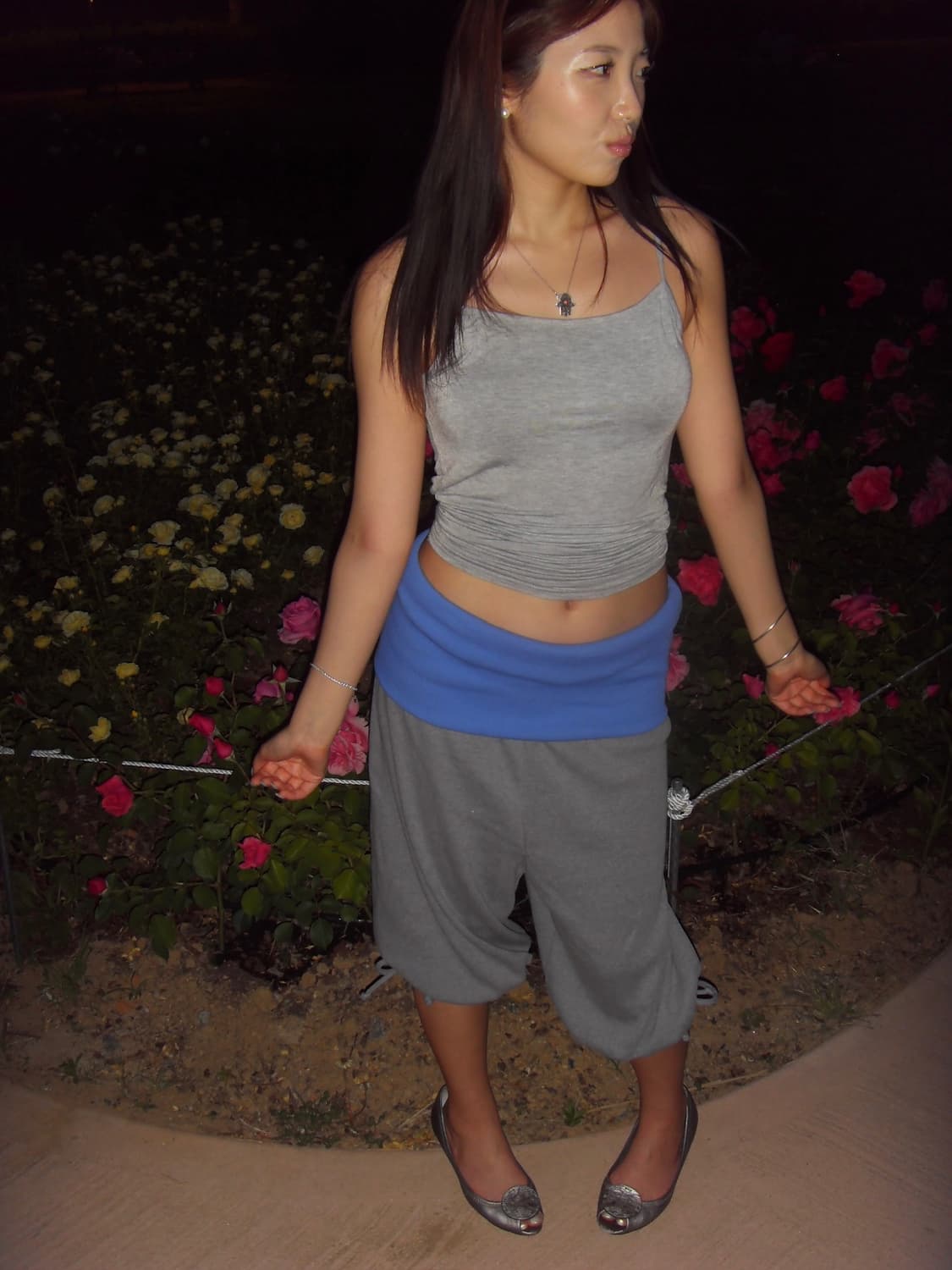 Foldover capris (blue) 상품이미지7