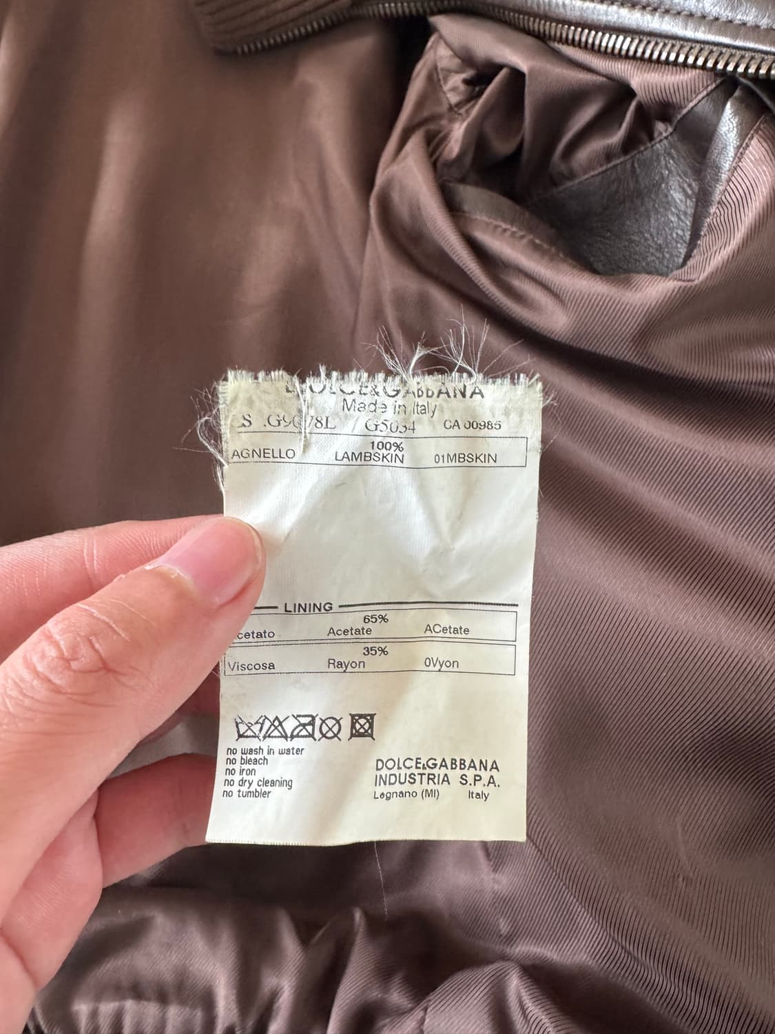 돌체앤가바나 아카이브 레더자켓 상품이미지8