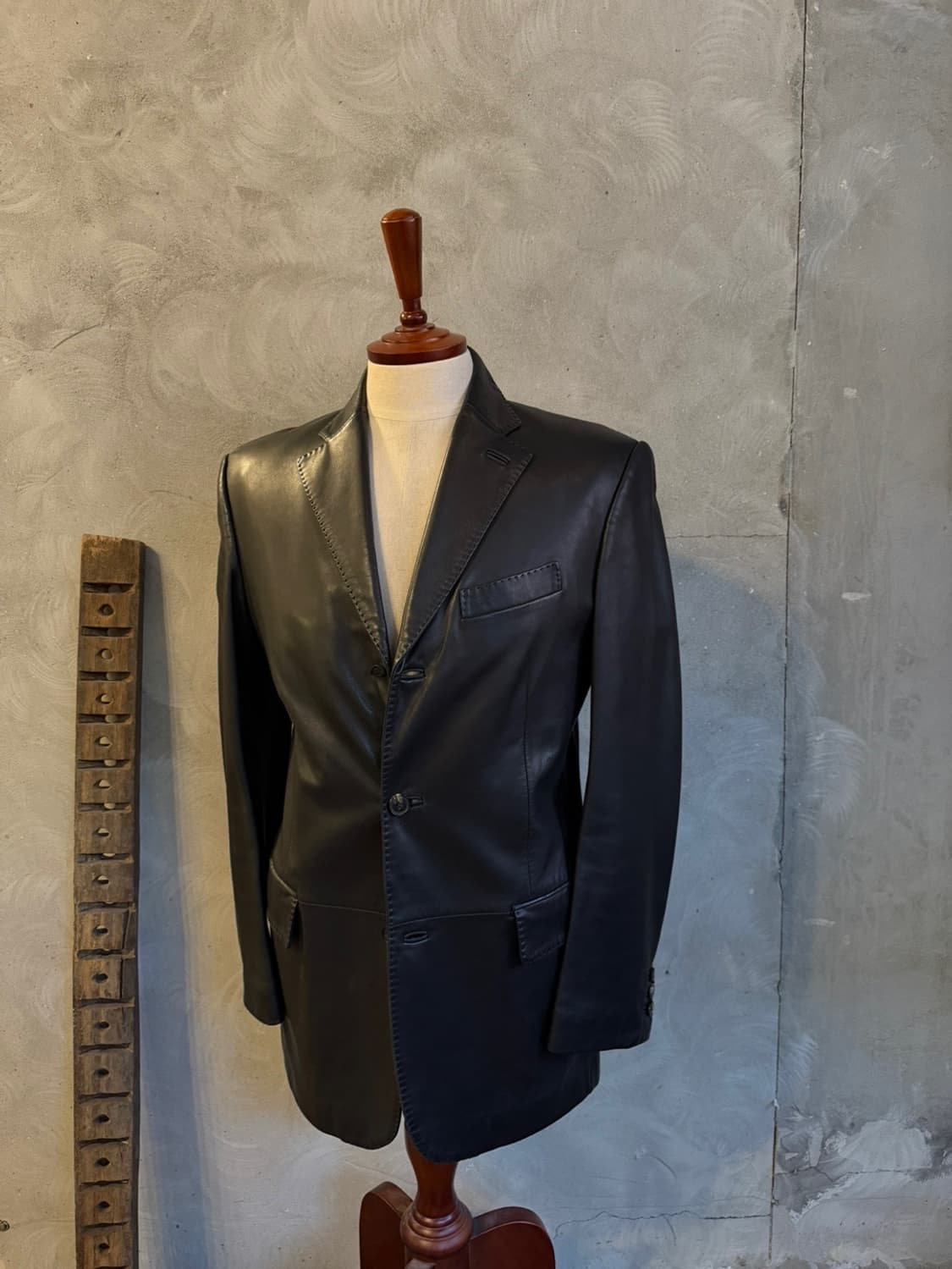 살바토레 페레가모 키드램스킨 자켓 남성100 상품이미지1