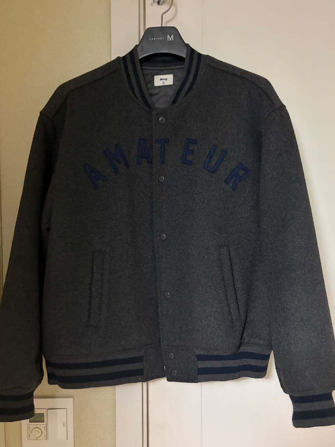 MMlg 울 바시티 자켓 M 상품이미지3