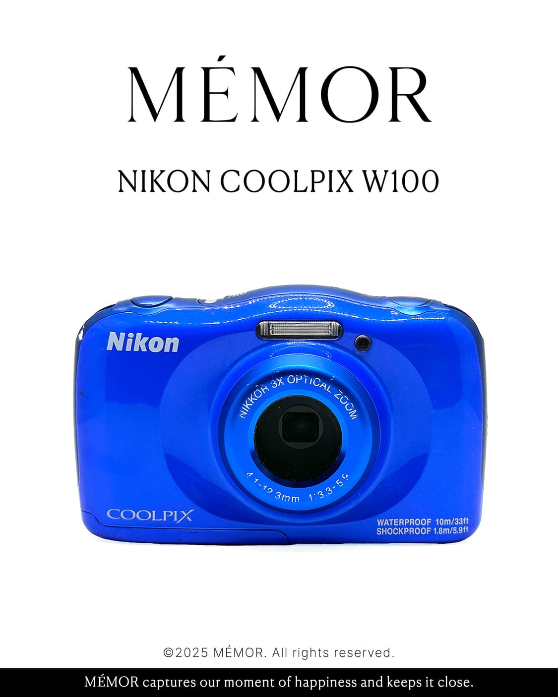 찰스엔터님사용/방수기능💦NIKON COOLPIX W100 니콘 디카 상품이미지1
