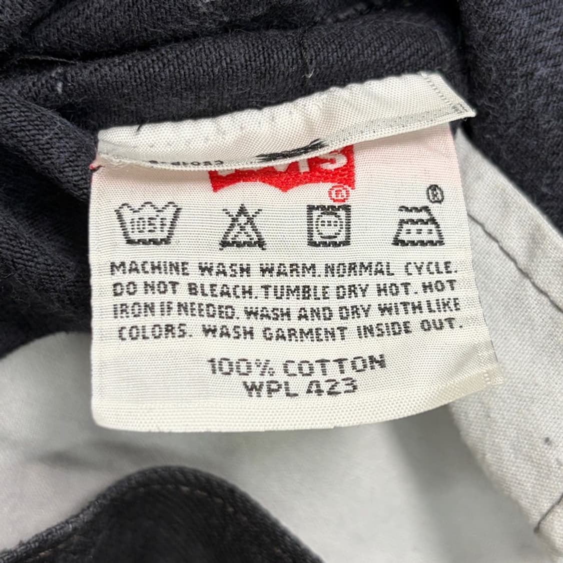 LEVI'S 501 버튼플라이 흑청팬츠 33-32 상품이미지7