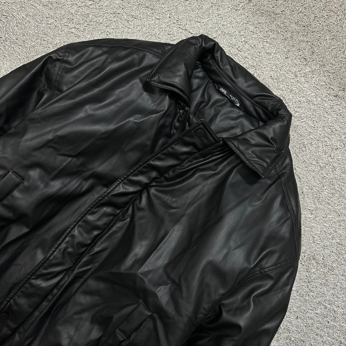 [100] 자라 레더점퍼 상품이미지1