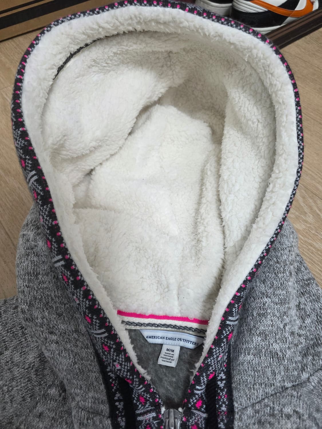 아메리칸이글 후드집업 니트 M 상품이미지2