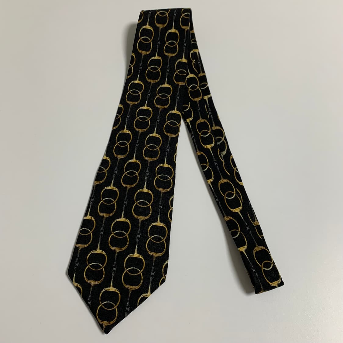 셀린느(CELINE) 명품넥타이 클래식 정장패션 블랙컬러 A등급 상품이미지8