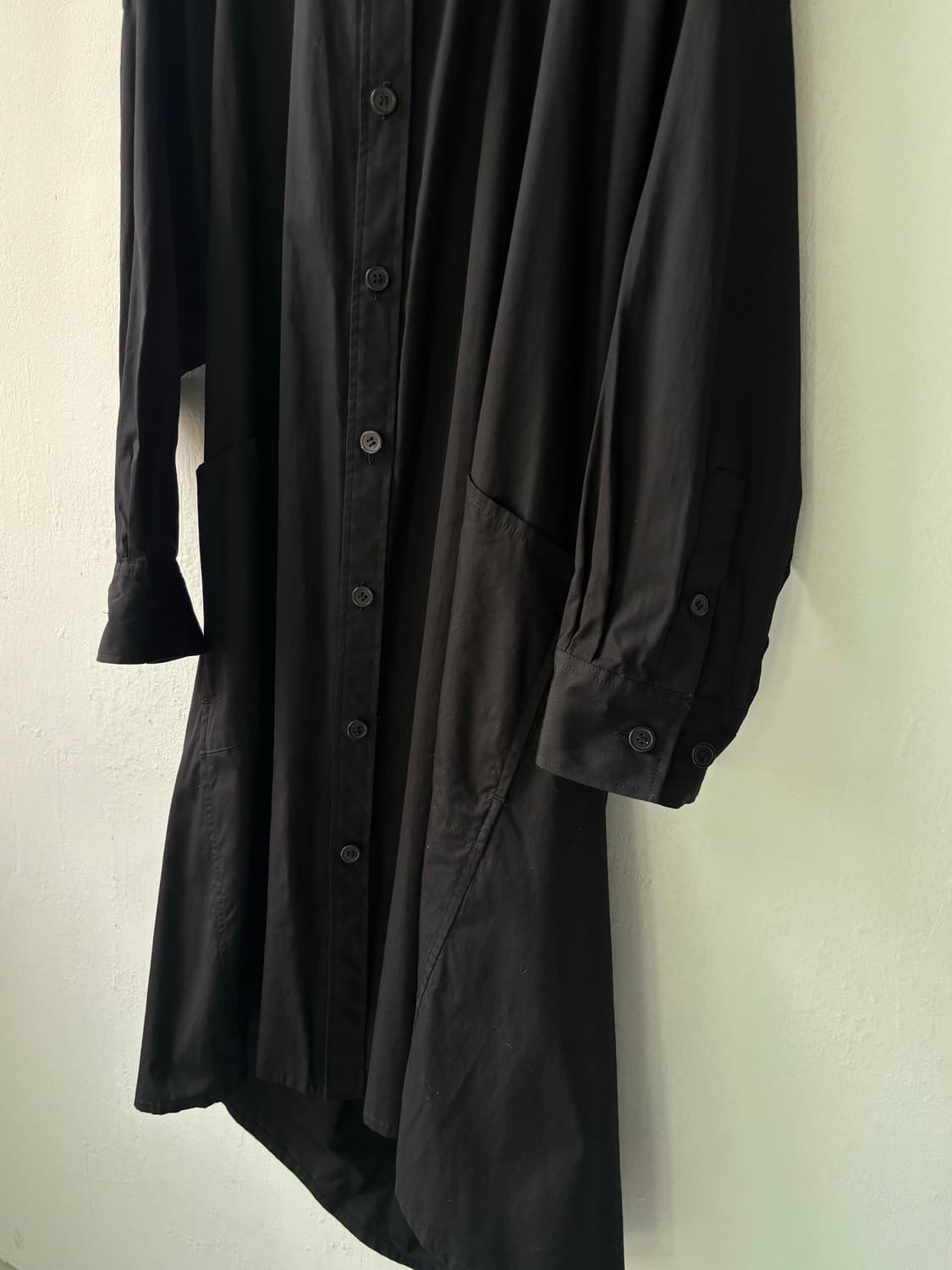 요지야마모토 하이넥 코트  상품이미지7