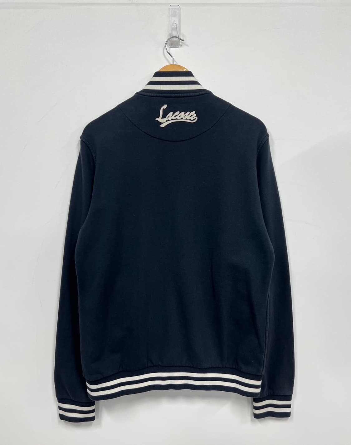 라코스테 빅로고 네이비 스타디움 바시티 자켓 상품이미지8