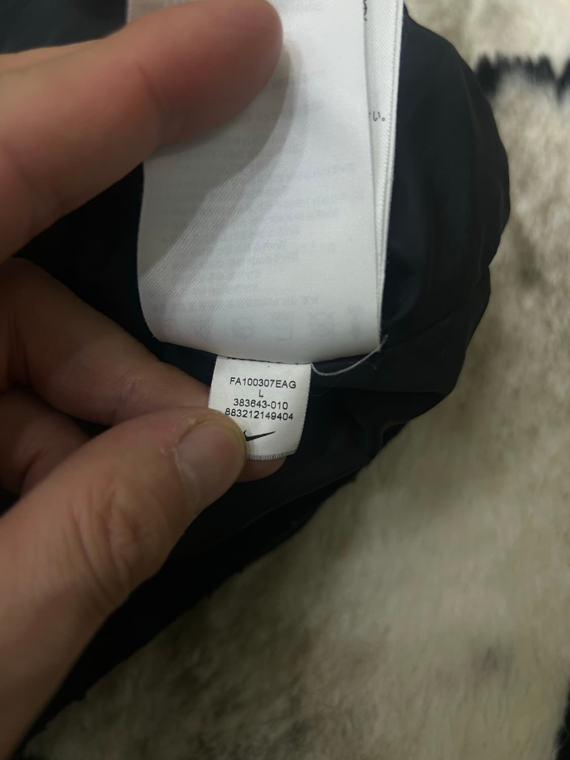 [L]나이키ACG 경량 패딩 자켓/블랙 상품이미지7