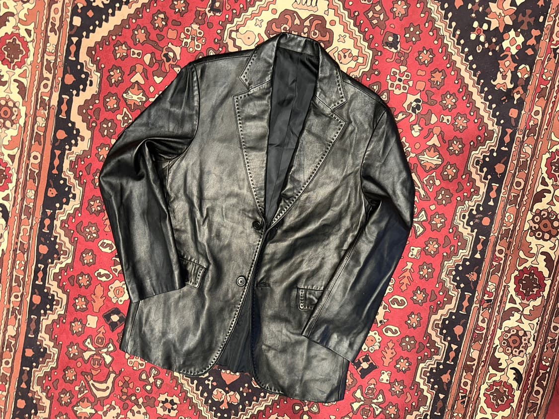 ( L ) 가죽마이 가죽자켓 레더자켓 양가죽자켓 가죽블레이저 가죽블리이져 상품이미지1