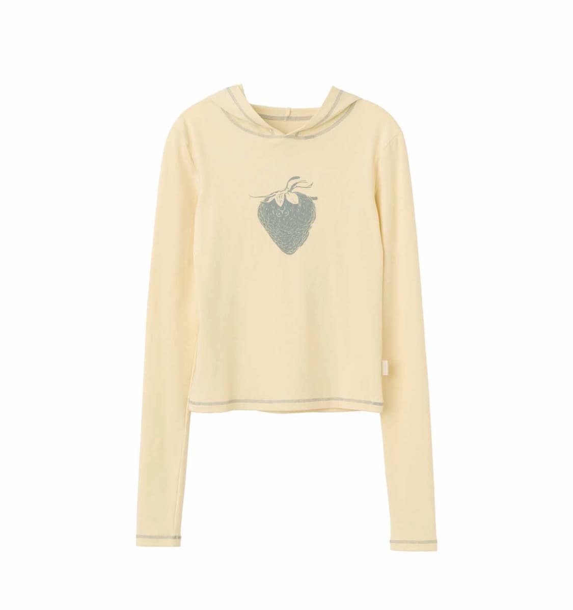 strawberry hoodie lemon 스트로베리 딱붙 후디 상품이미지1