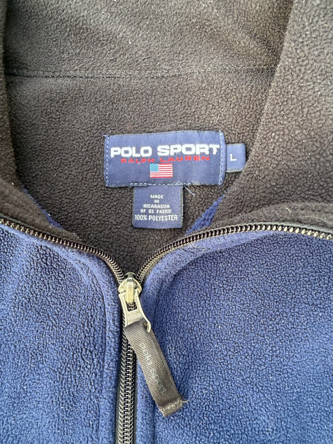Polo sports polartec 폴로 스포츠 폴라텍 플리스 반집업 상품이미지2