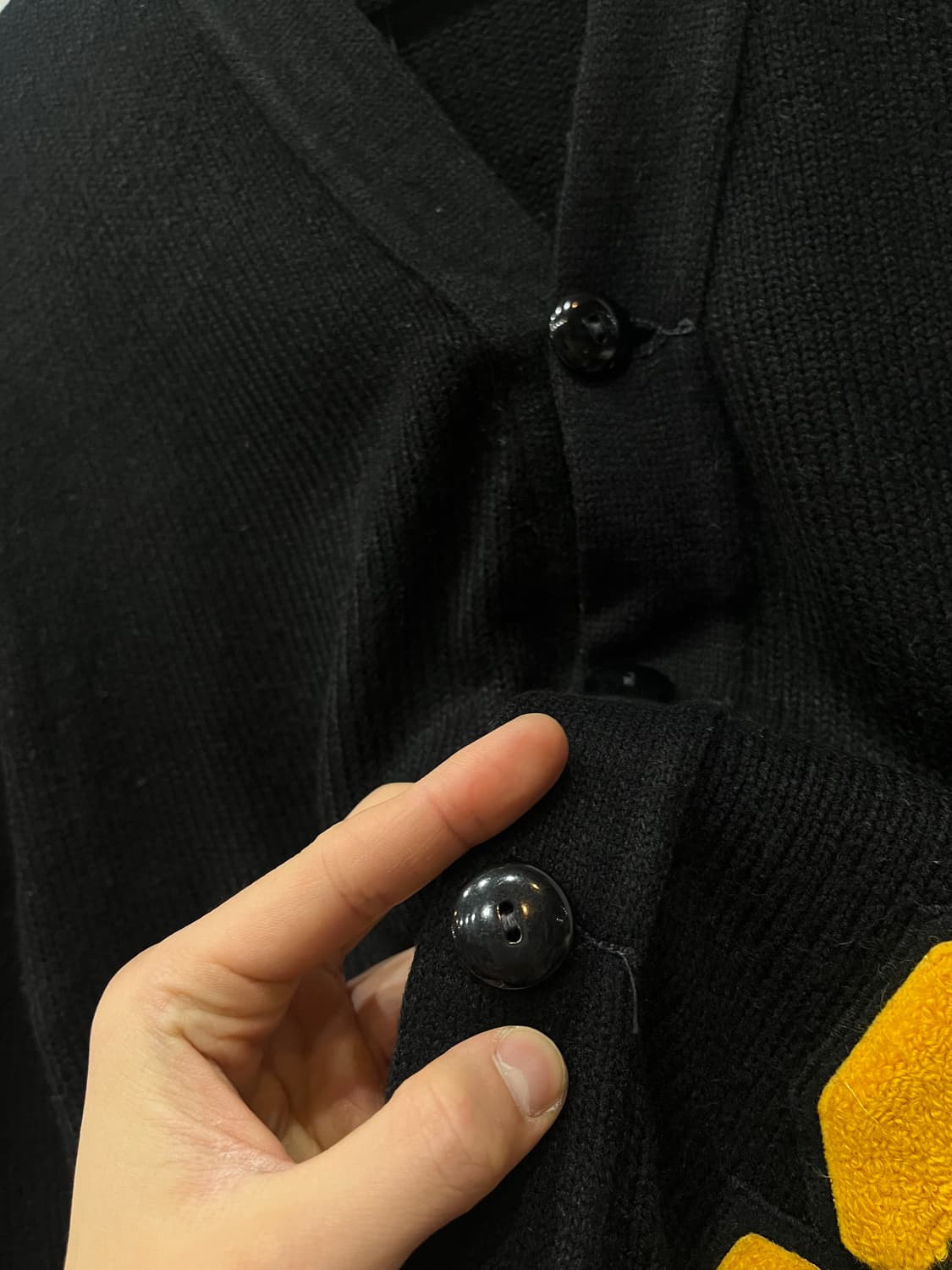 60s Bristol 레터맨 아크릴 가디건 Made in USA 상품이미지5