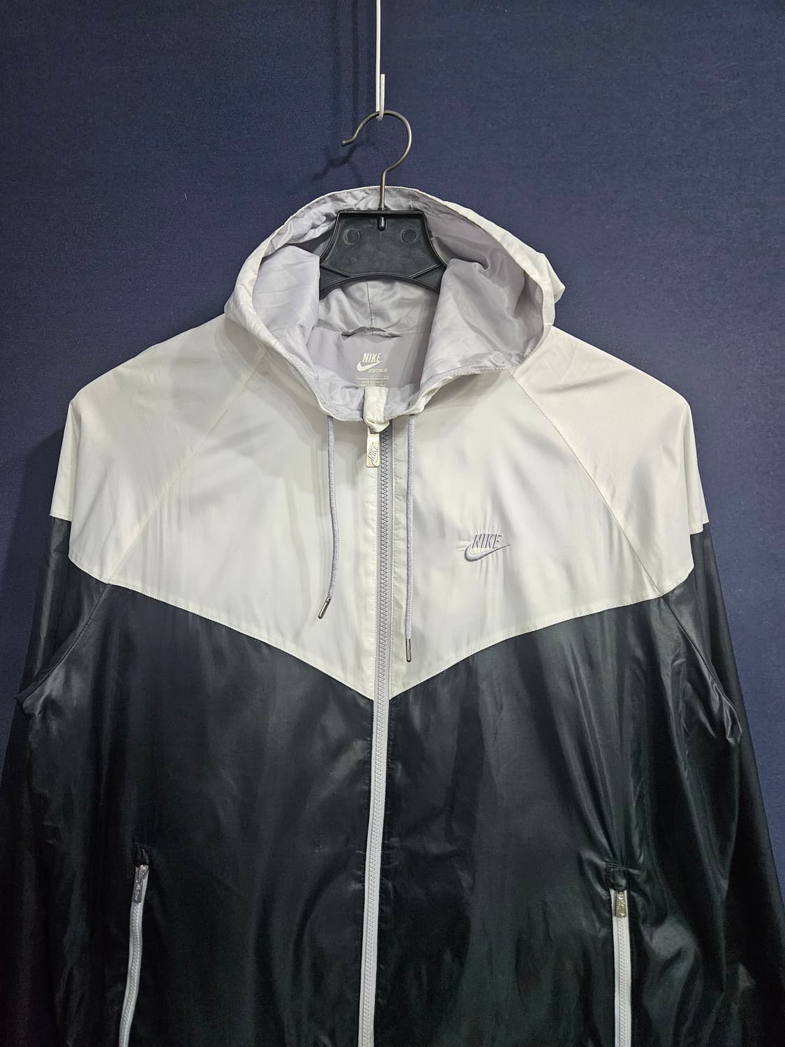 나이키 자수로고 투톤 남성 100~105 바람막이 후드집업 자켓  상품이미지7
