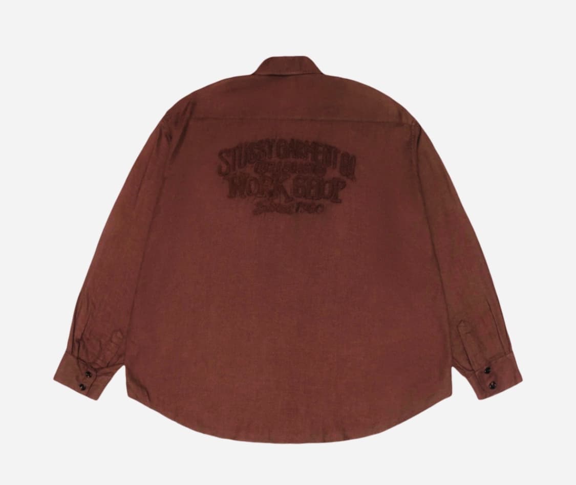 [L] 스투시 아워레거시 콜라보 자수 셔츠 상품이미지3