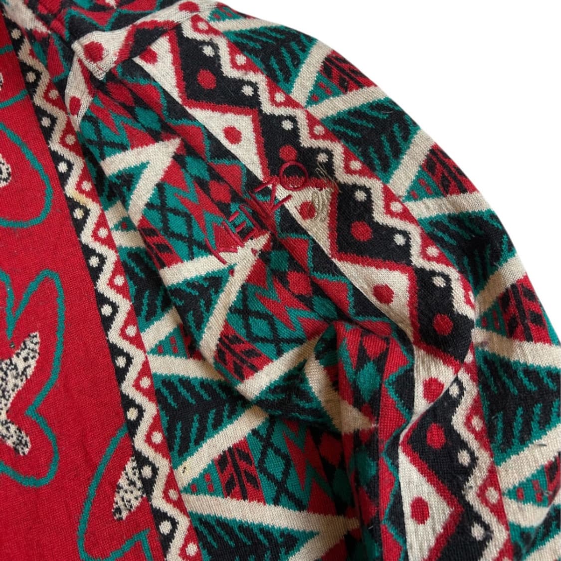 M) 겐조 골프 90s 에스닉 아트 패턴 니트 스웨터 TK-002 상품이미지5