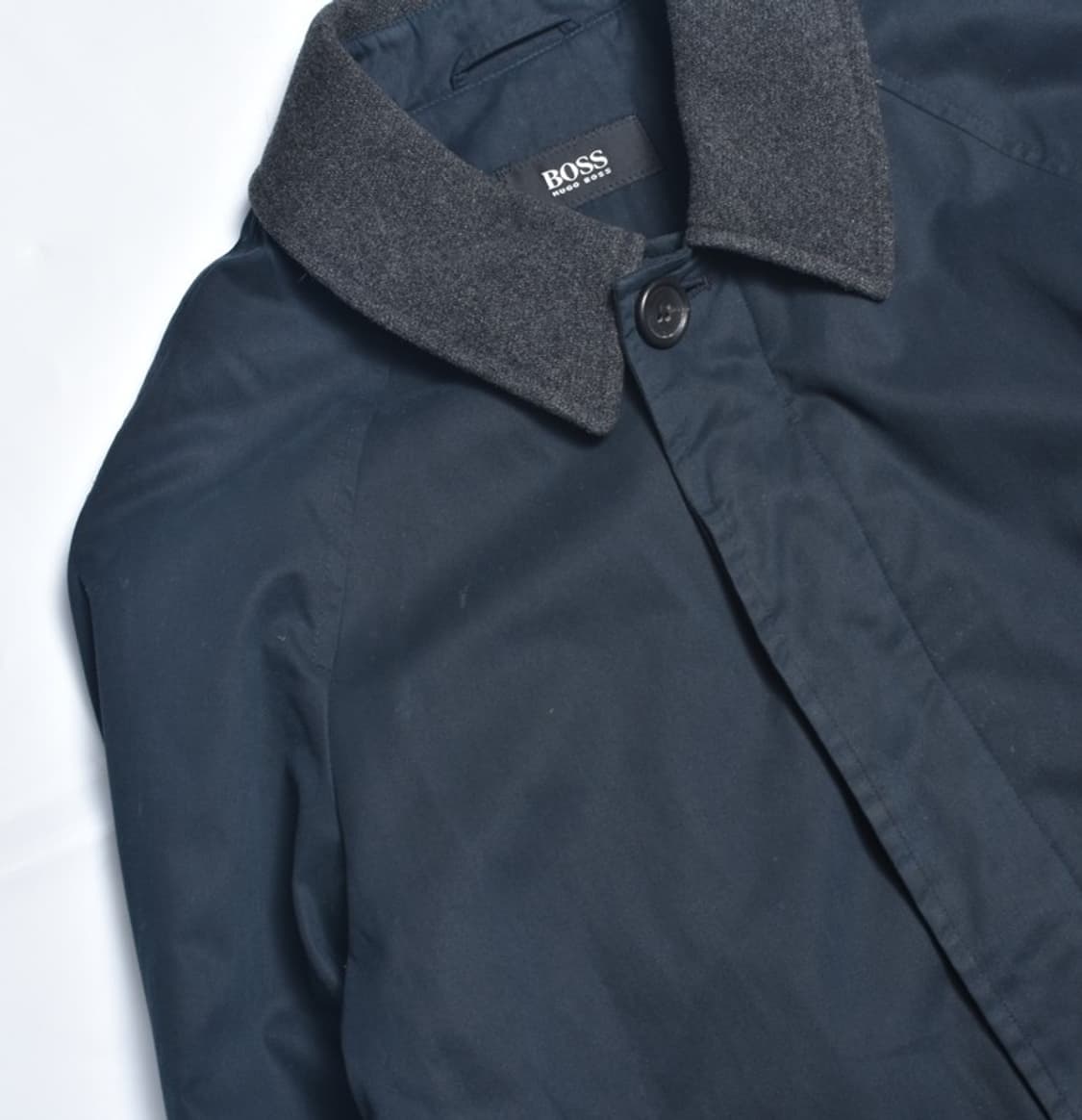 휴고보스 빈티지 구제 백화점판 싱글 트렌치 롱 맥코트 N885 상품이미지2