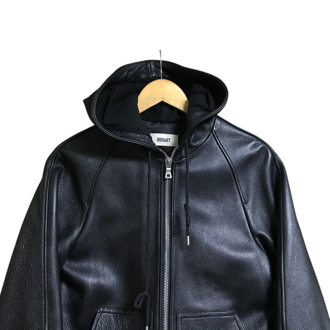 노앙 통가죽 레더 투웨이 후드자켓 상품이미지2