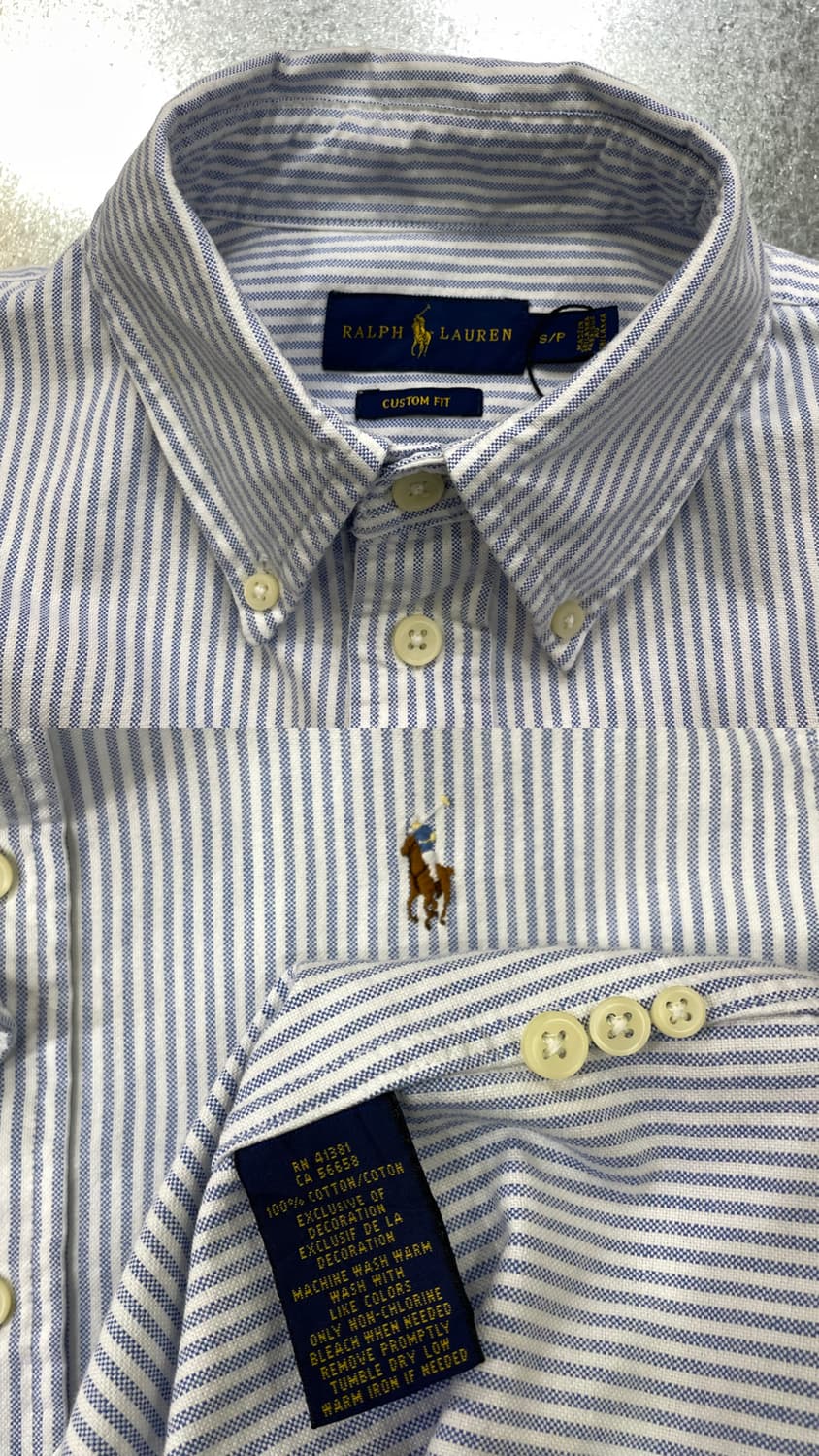 (S) POLO 폴로 랄프로렌 스트라이프 셔츠 커스텀핏 상품이미지9