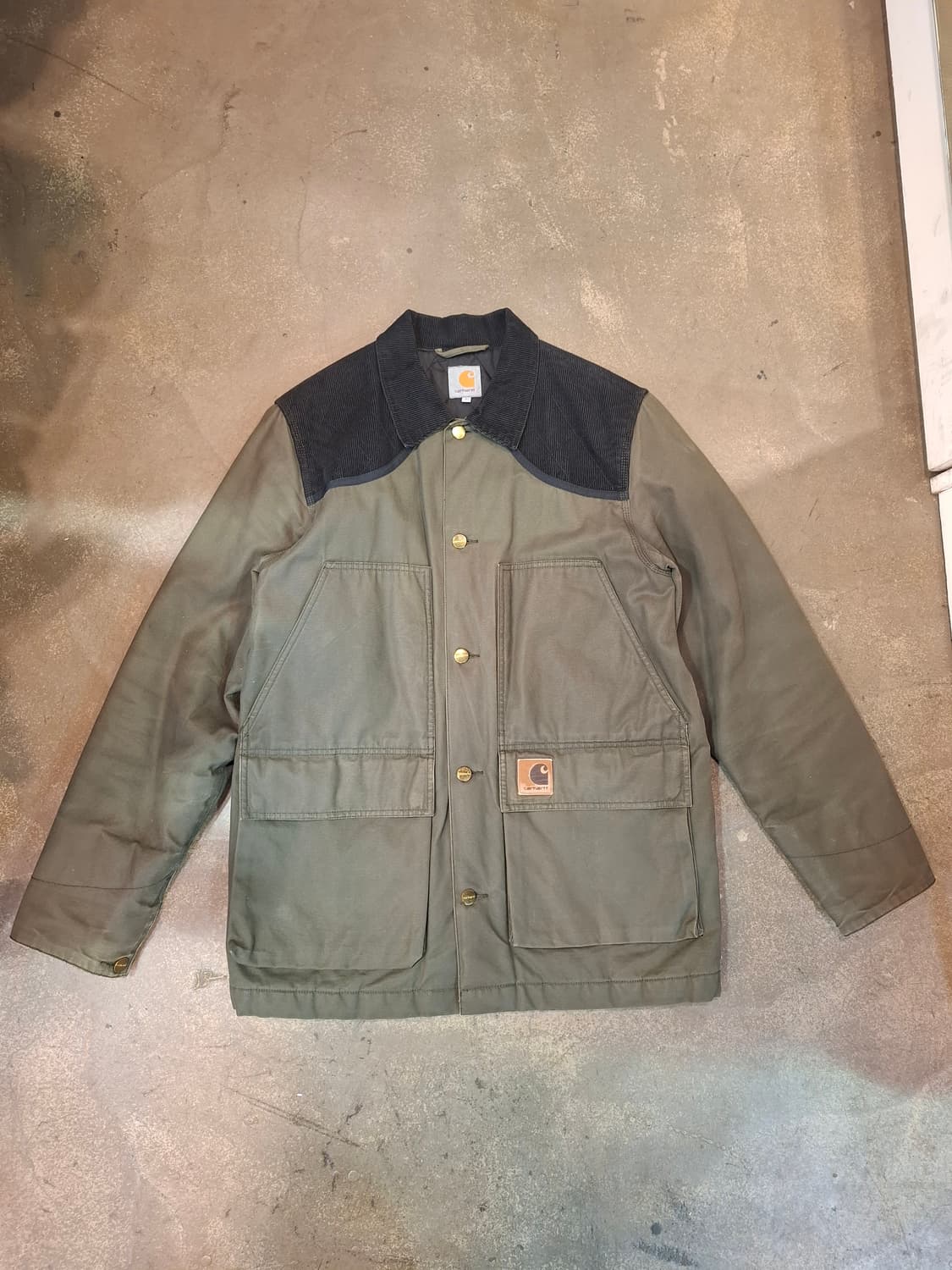 칼하트 쉘터 코트 코듀로이 워크 자켓  상품이미지1