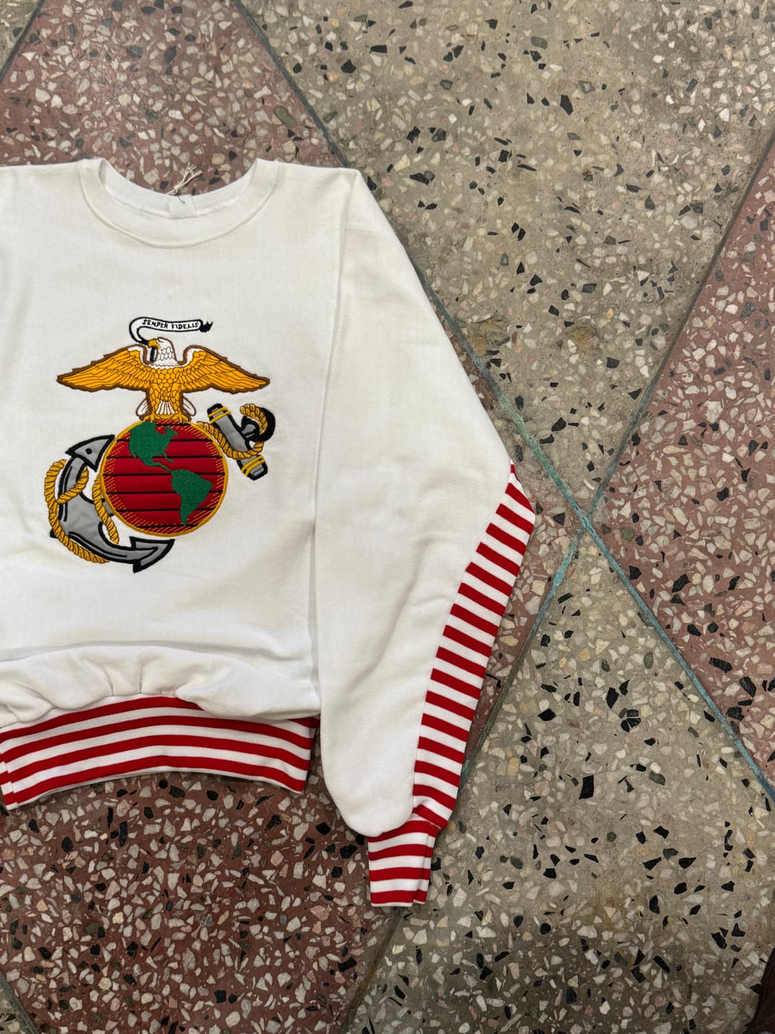 90s 빈티지 USMC 스웻셔츠 (XL) 상품이미지3