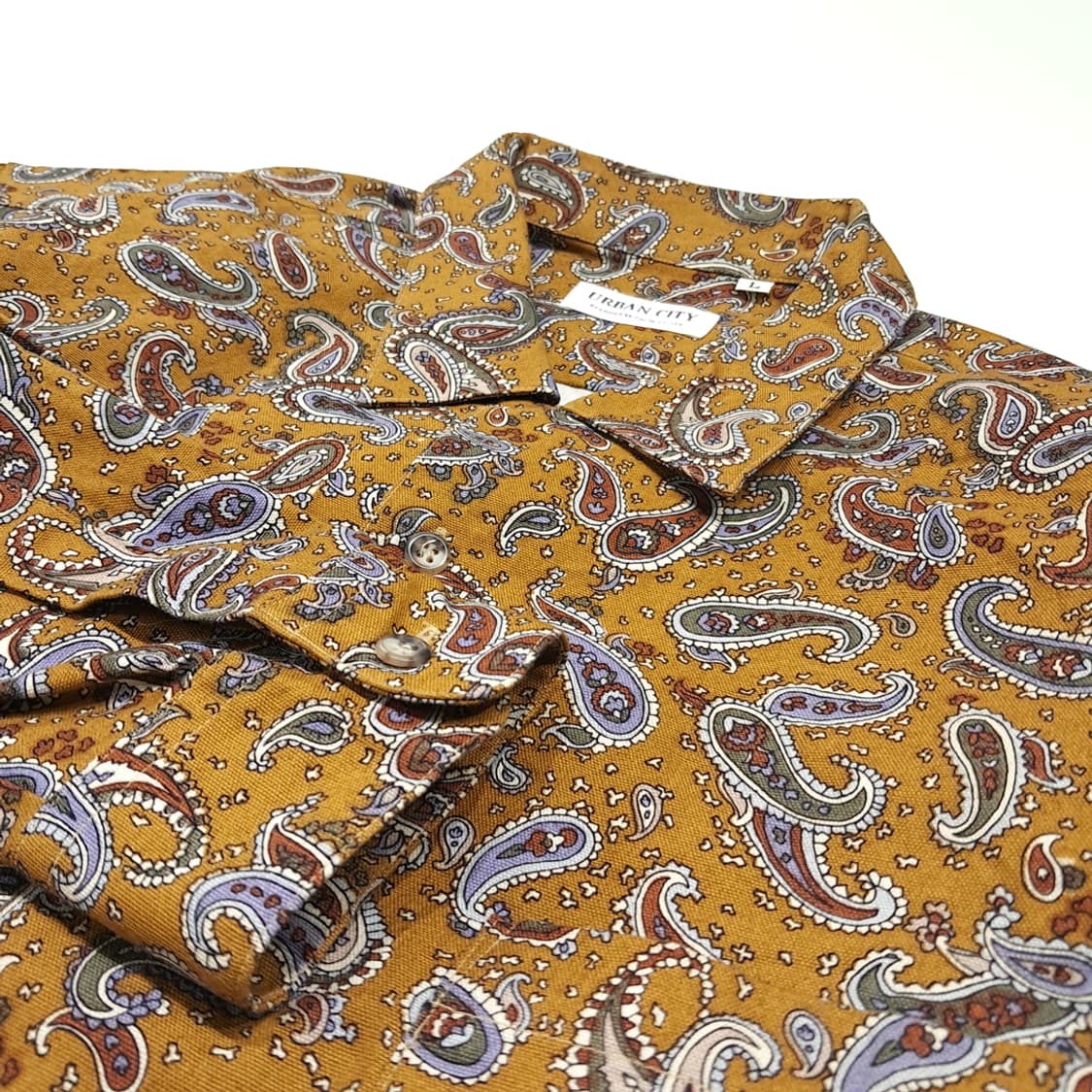 CL884 L 어반시티 90s 일본판 올드스쿨 페이즐리 셔츠 남방 상품이미지4
