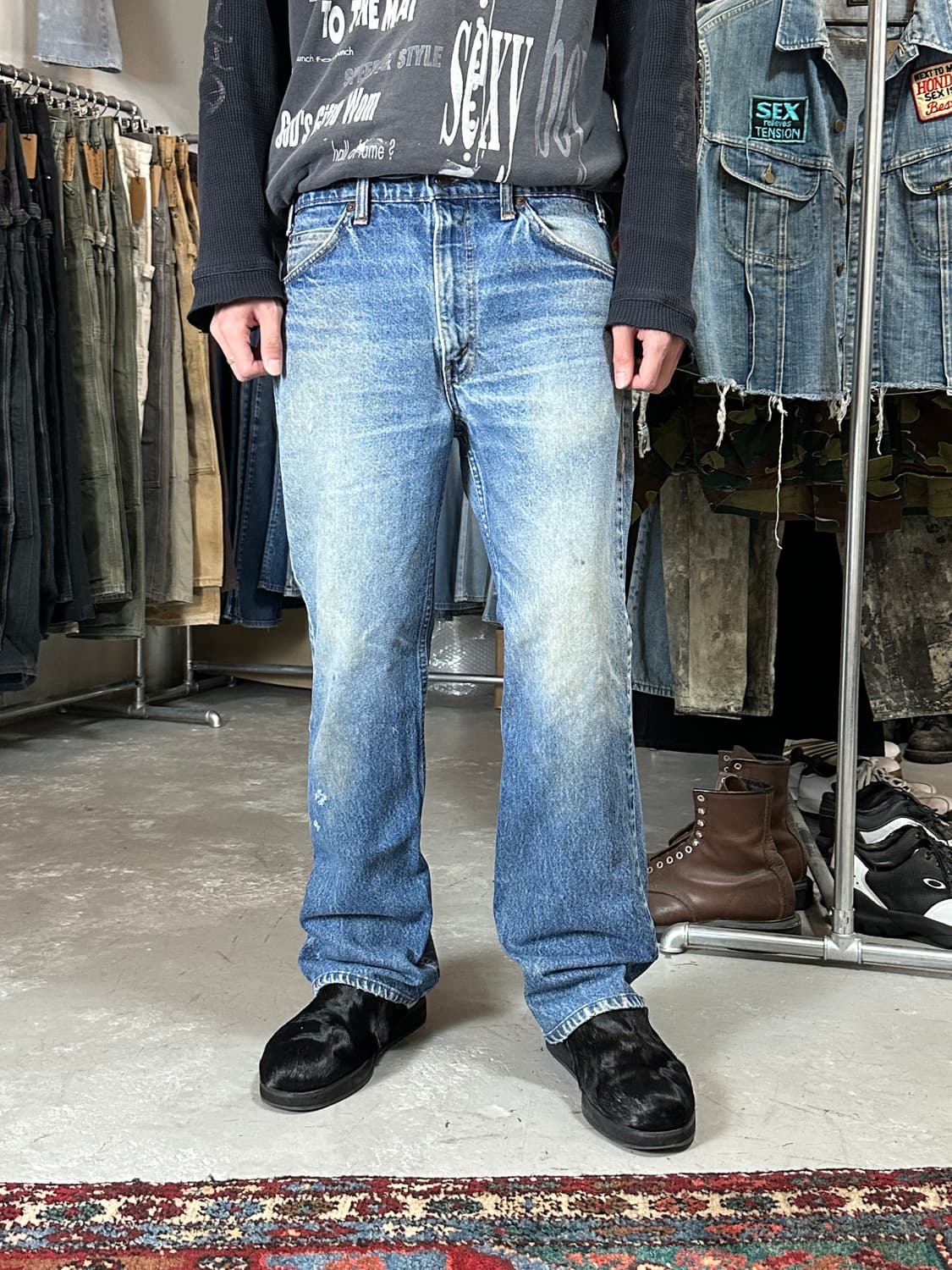 80's Canada Made 빈티지 리바이스 517 오렌지탭 상품이미지3