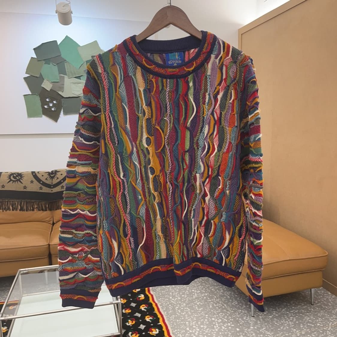 림노스 보헤미안 에스닉 멀티컬러 인디언 울니트 M 105 C07055 상품이미지3