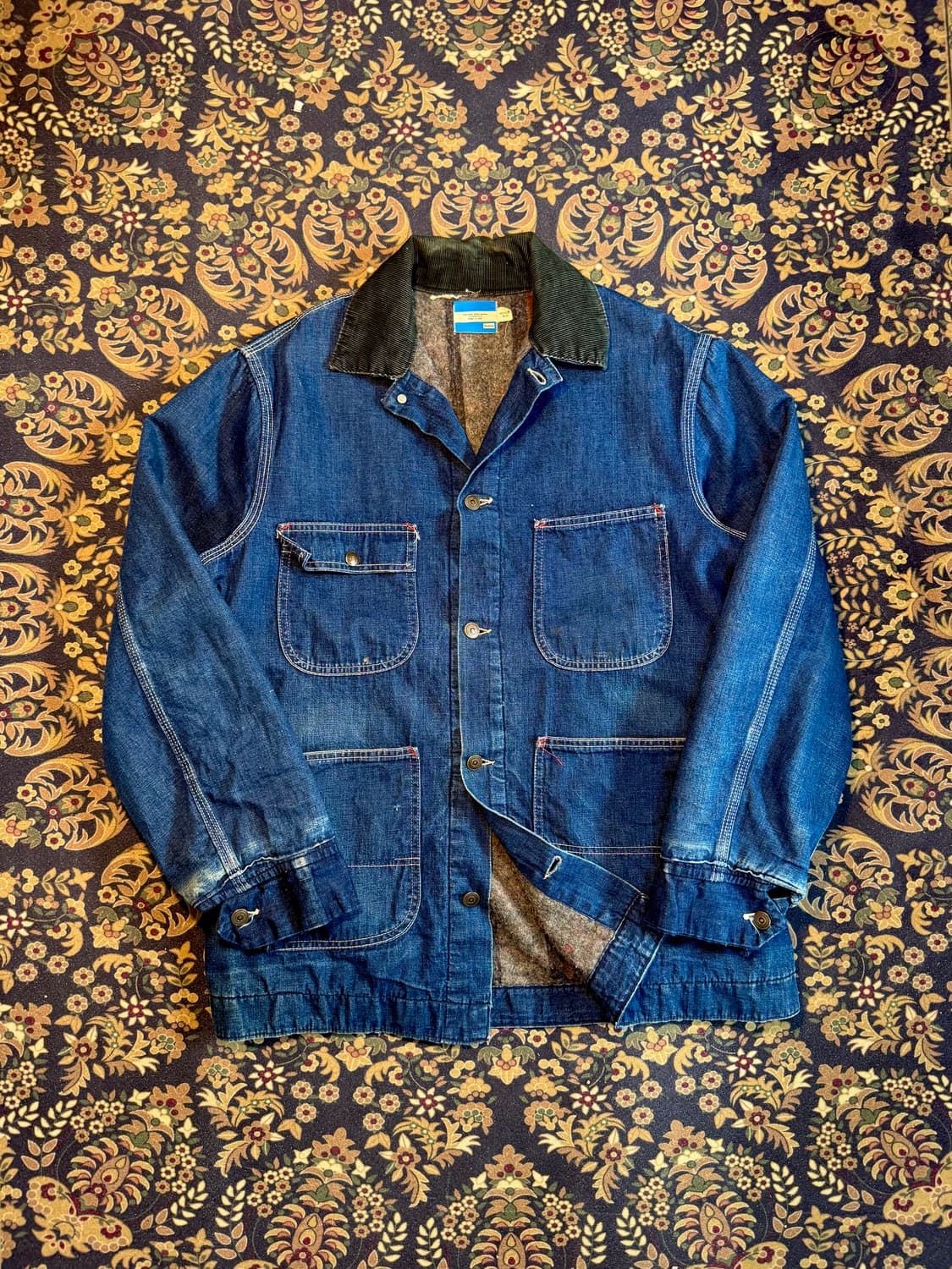 70s Sears 데님 커버올 초어자켓 상품이미지1