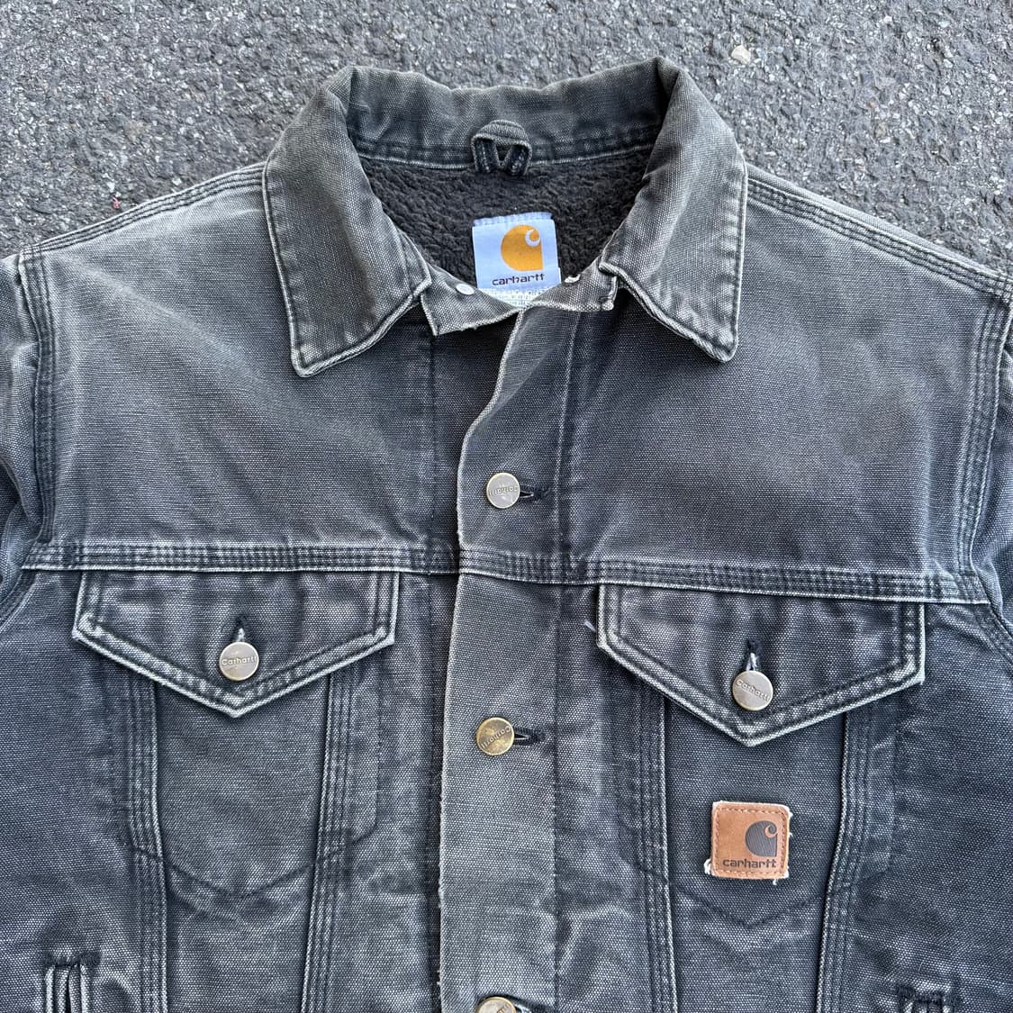 OG 빈티지 칼하트 J233 BLK 트러커 자켓 상품이미지4
