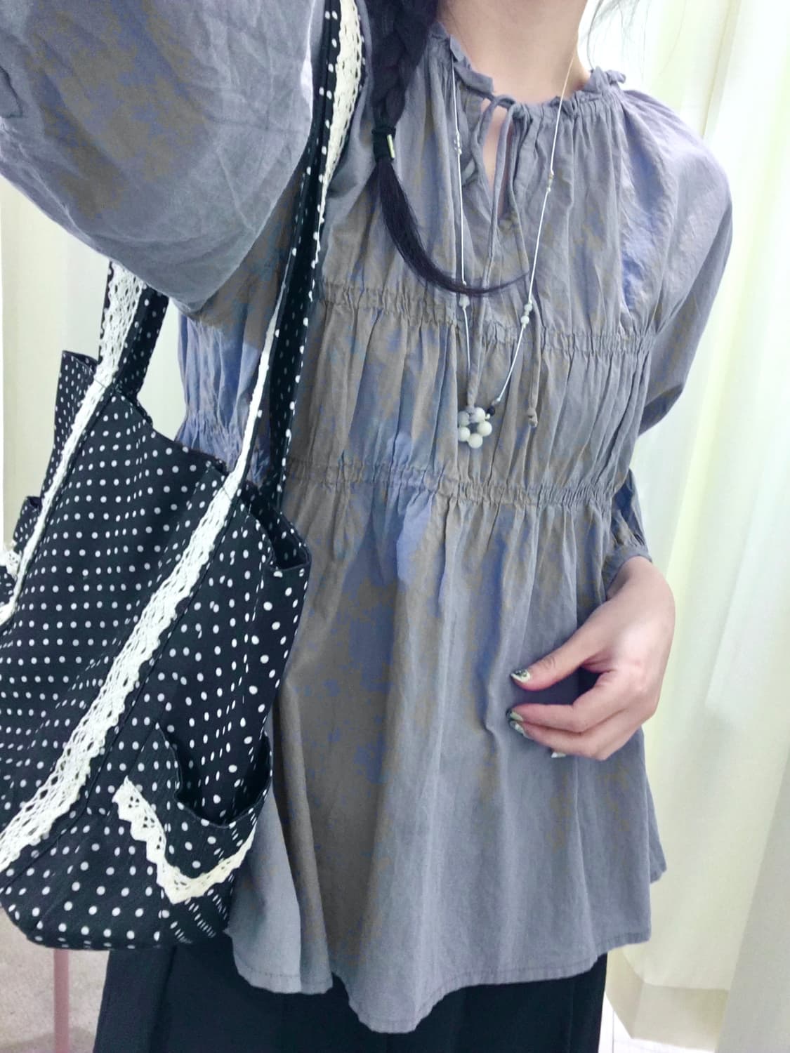 JPN cancan blouse 상품이미지5