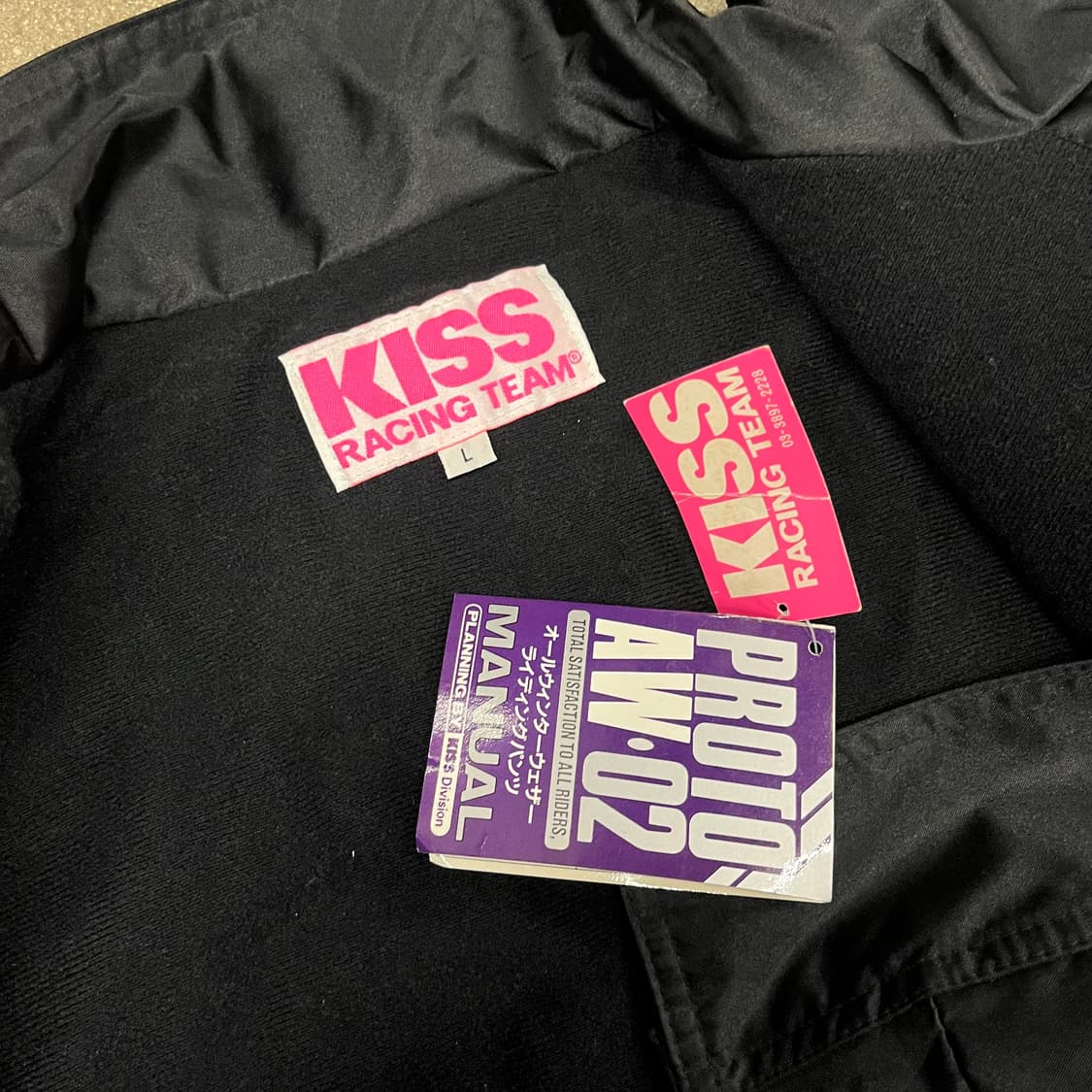 키스레이싱팀 레이싱 봄버 자켓 (105) 상품이미지6