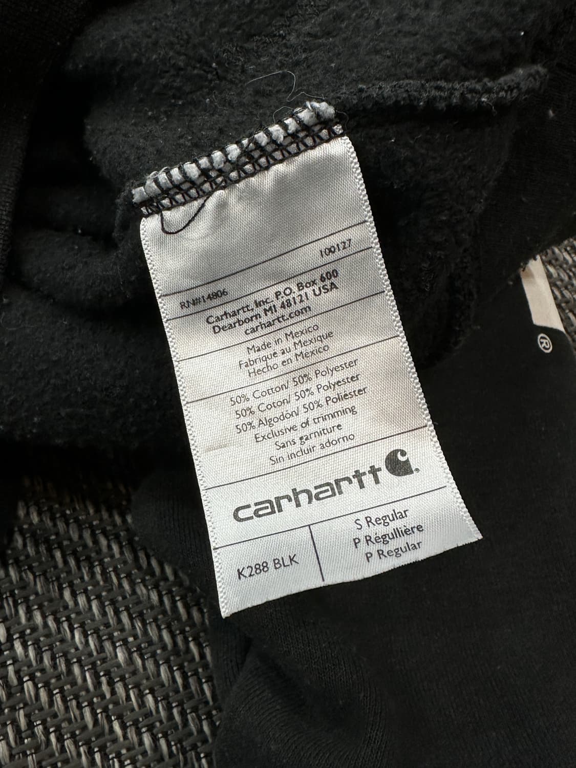 칼하트 후드티 블랙 상품이미지4