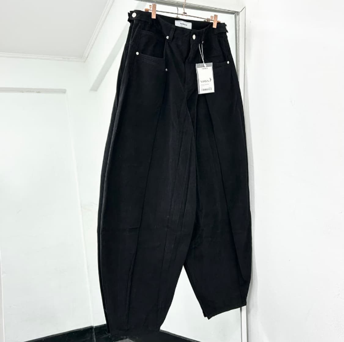 IDWS 벌룬 팬츠 블랙 1 상품이미지2