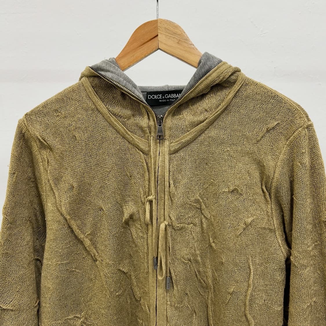 돌체앤가바나 그런지 텍스처 니트 후디  상품이미지2