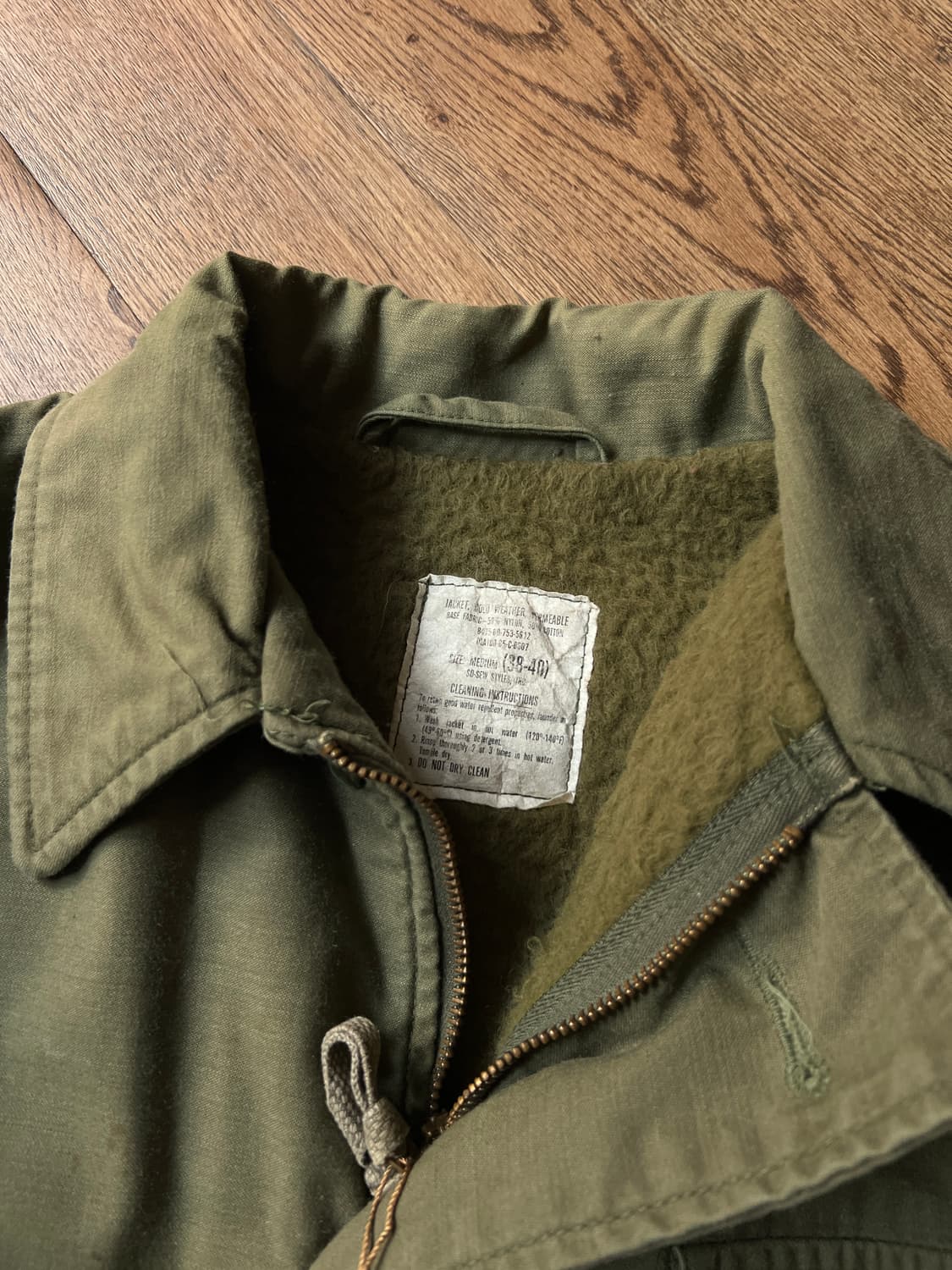 [M]80's 오리지널 U.S NAVY 미 해군 A-2 덱자켓 상품이미지2