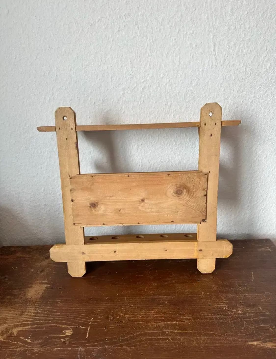 독일)빈티지 우드 장미 벽선반 상품이미지6