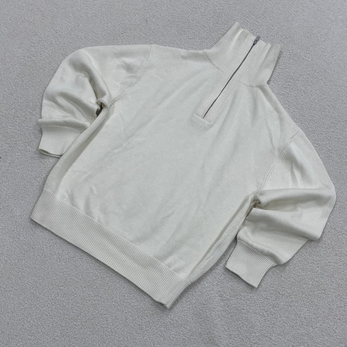 F 몽돌 반집업 맨투맨 티셔츠 0323E 상품이미지1