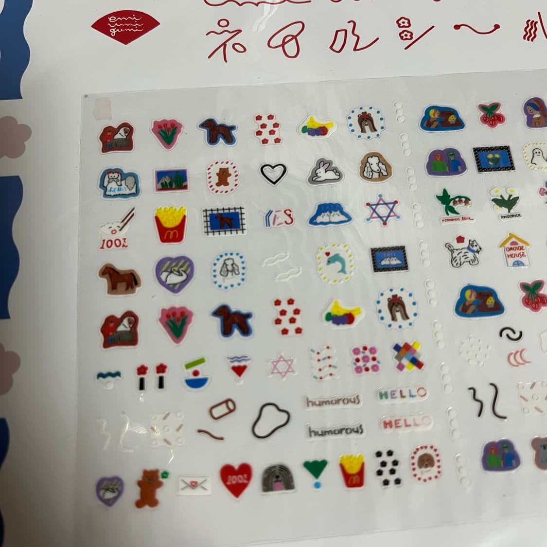 일본 작가님 일러스트 네일 스티커 네일씰 상품이미지2