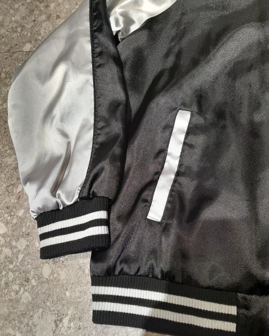 🔥세인트페인 수베니어 자수 자켓 블랙 (M)   상품이미지7