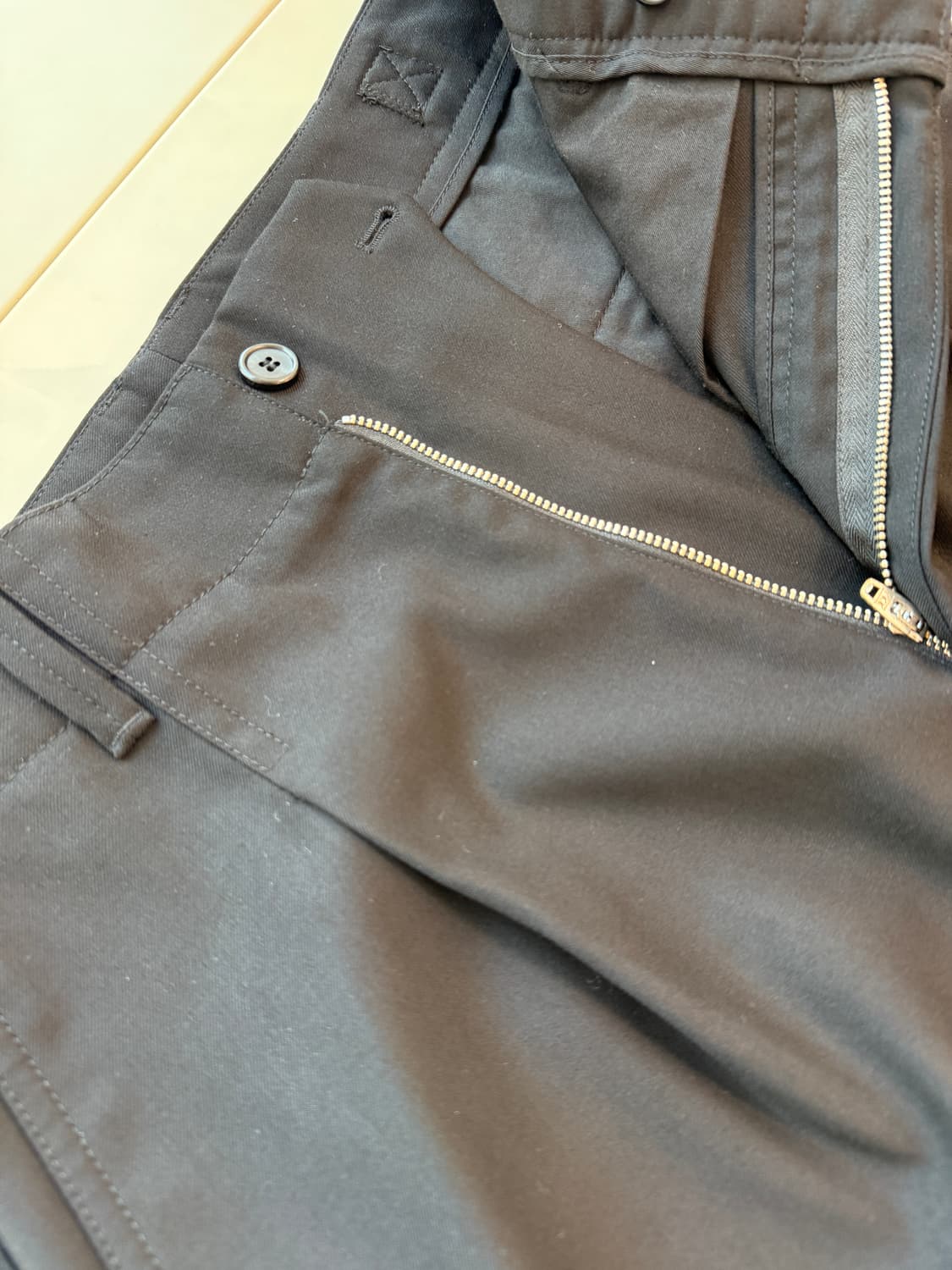 인더로우 스트럭쳐드 슬랙스 블랙 2(32-33) 상품이미지4