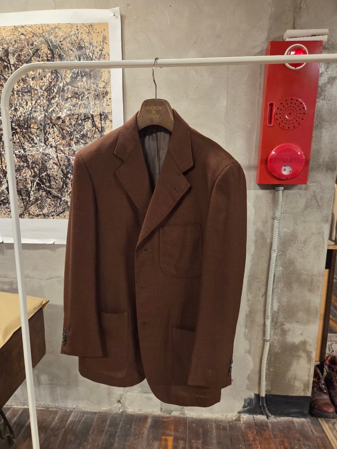 유키 토리 홉색 브라운 자켓  상품이미지10