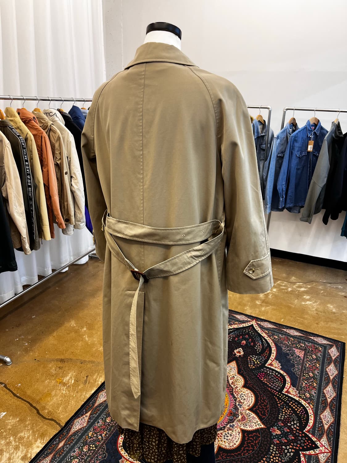 닥스 벨티드 맥코트  베이지 상품이미지7