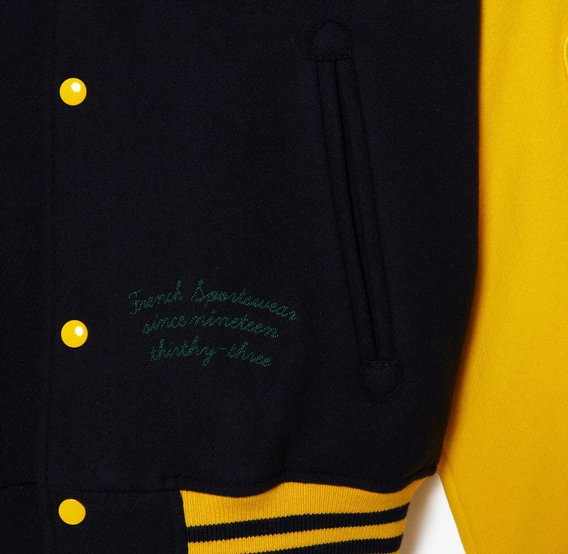 [새상품] 라코스테 블루종 바시티 자켓 정가 99.9만원 상품이미지4