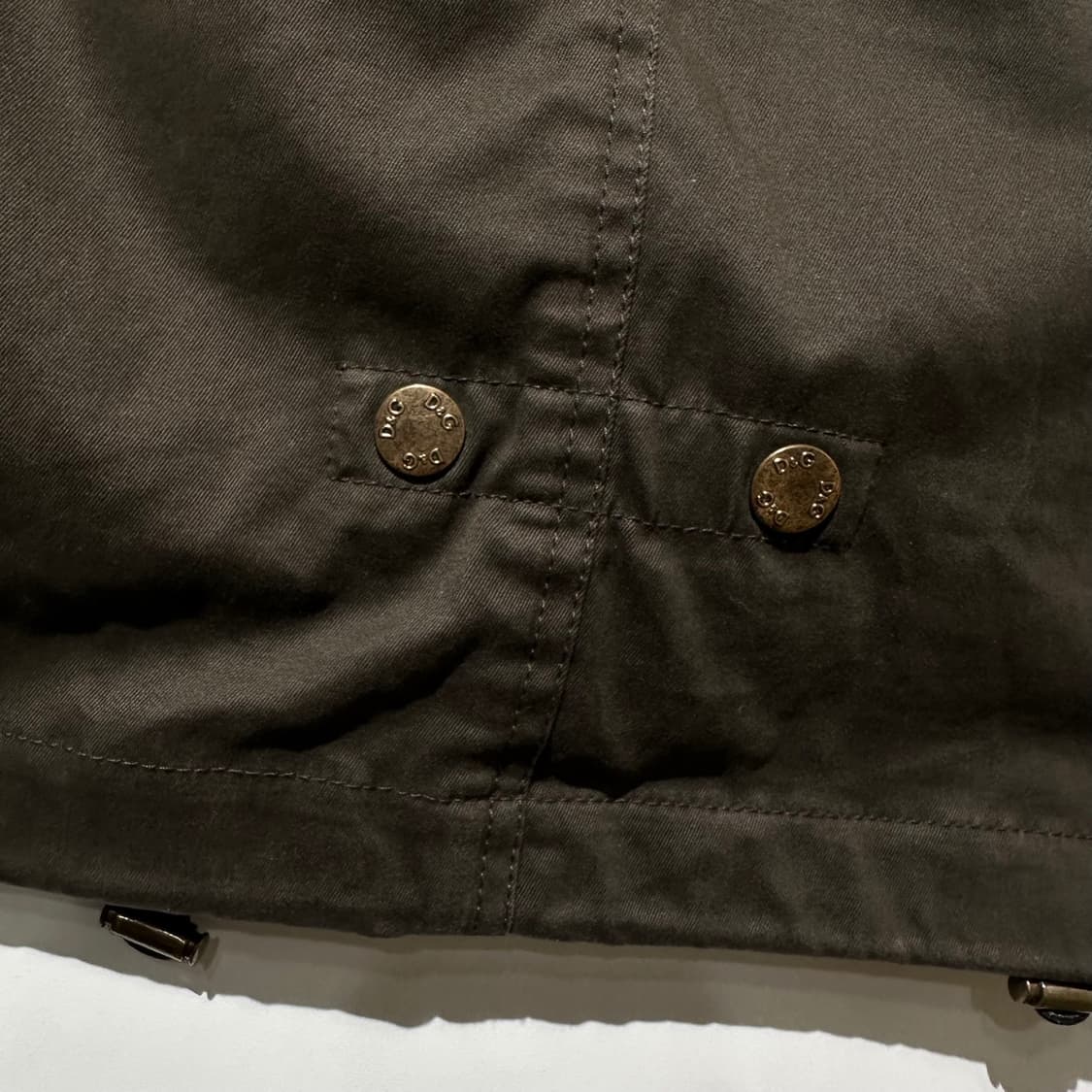 돌체 앤 가바나 D&G 양털 라이닝 후드 야상 자켓 상품이미지9