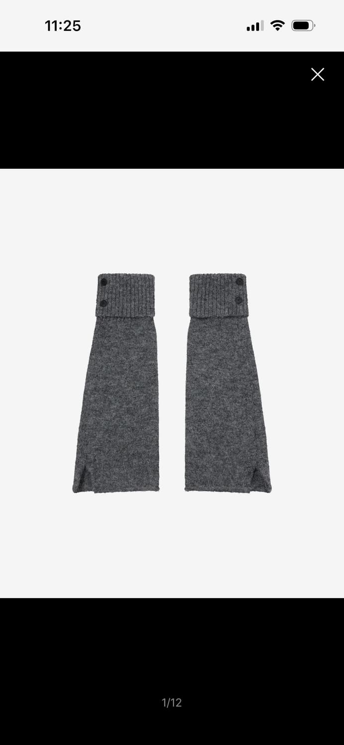 미세키서울 Button knit leg warmer GREY 상품이미지1