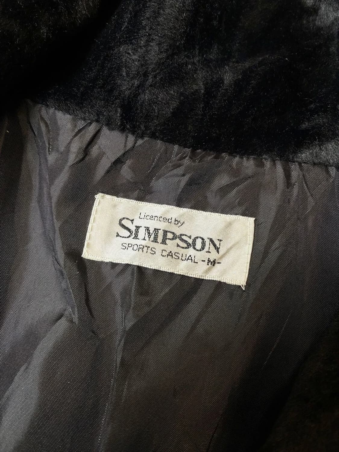 SIMPSON 00's 재팬 단모 블루종 자켓 PN6446 상품이미지8