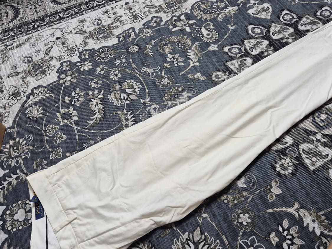 폴로 랄프로렌 화이트 슬림핏 팬츠 32/30 상품이미지2